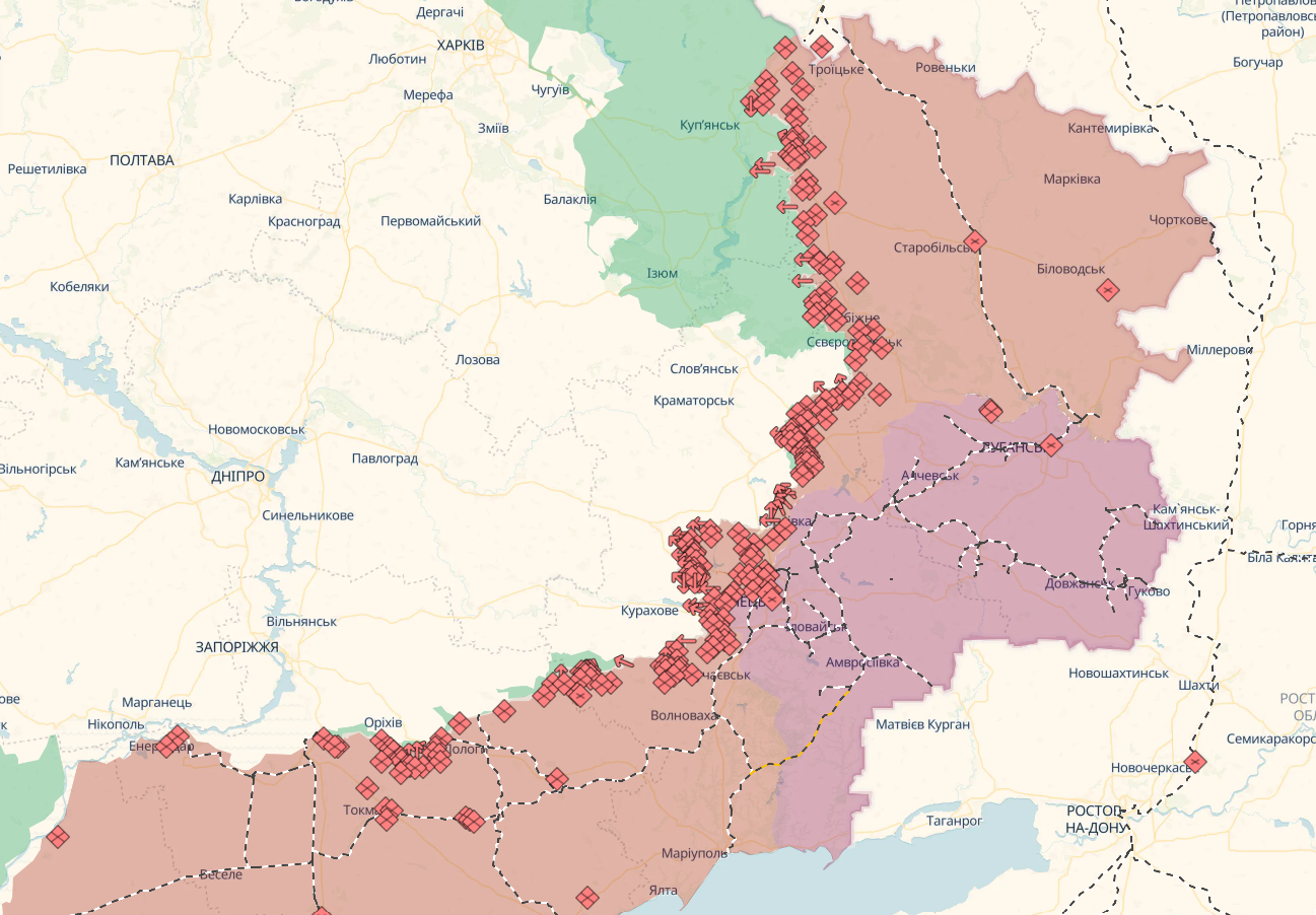 Тактика гарматного м'яса: Росія втрачає одного солдата на кожні 2,5 кв. м української землі 