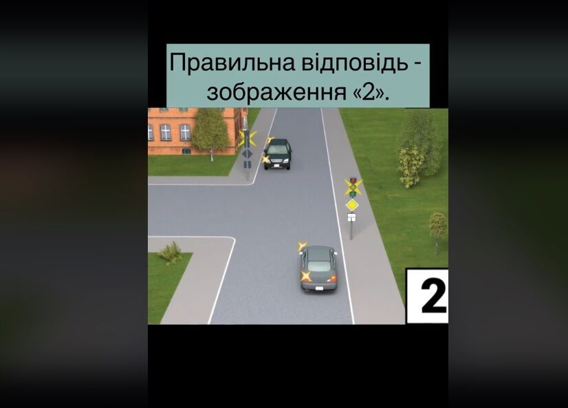 На каком рисунке нерегулируемый перекресток? Быстрый тест на знание ПДД