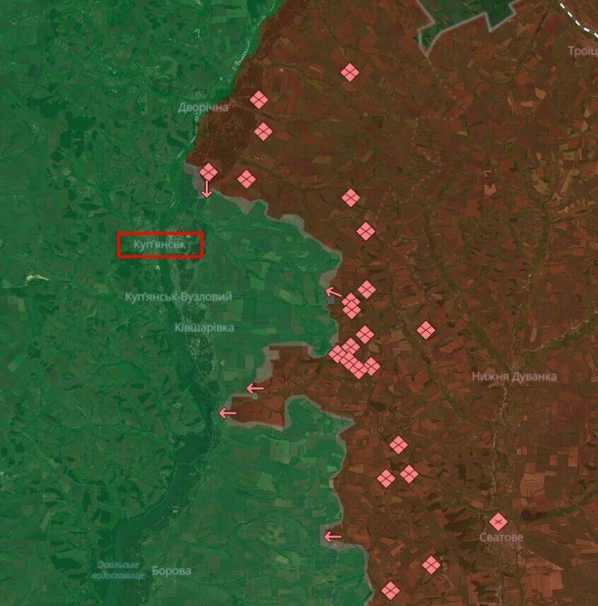 Оккупанты изо всех сил рвутся на Купянском направлении, чтобы образовать плацдарм: военный рассказал о ситуации. Карта