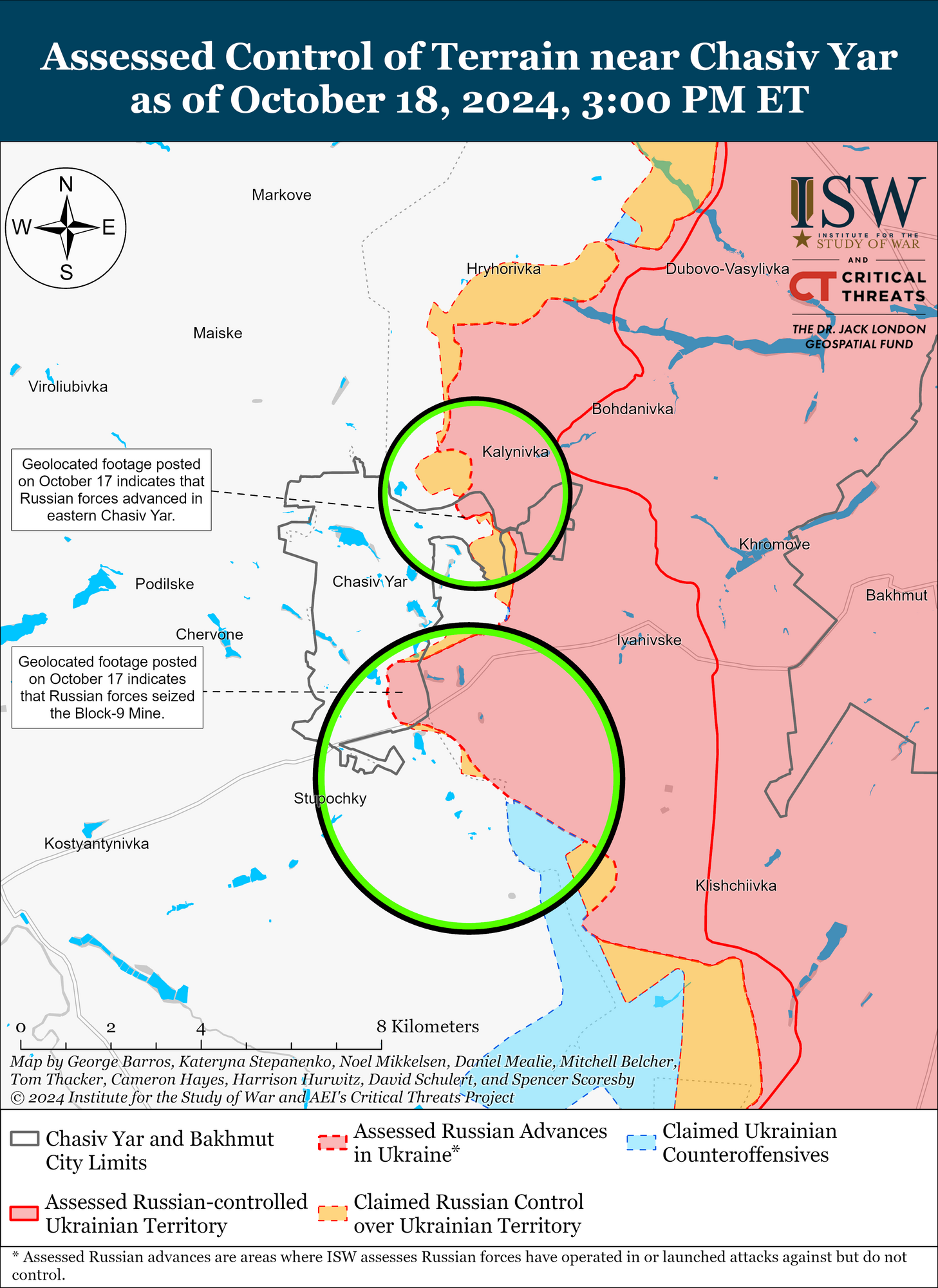 РФ имеет продвижение на фронте в Украине и на Курщине – анализ ISW