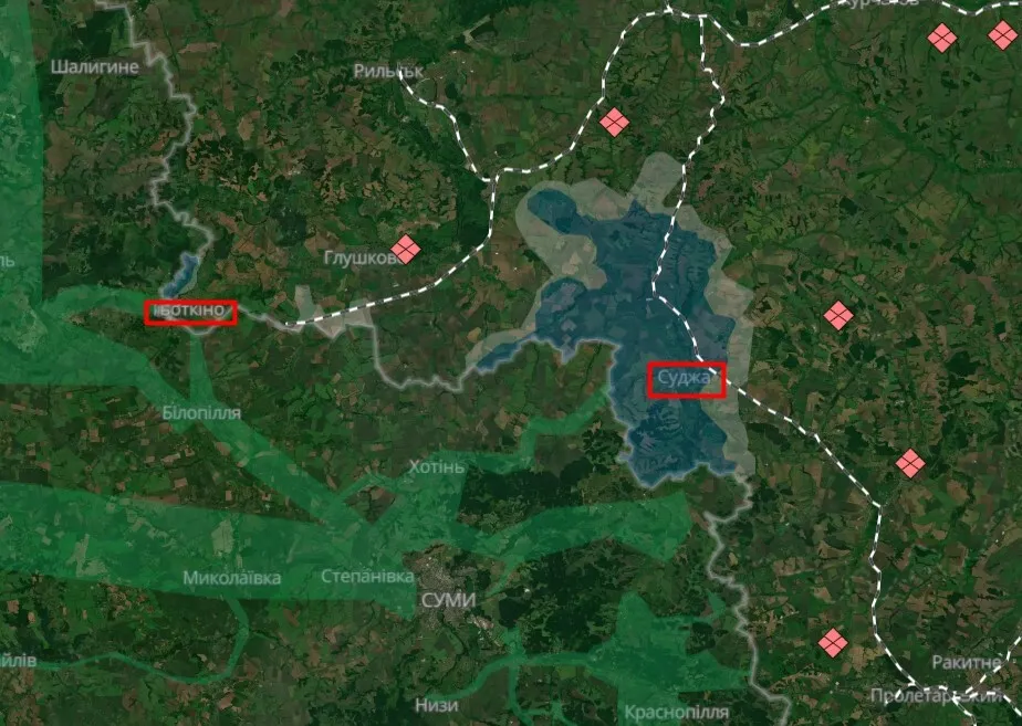 ISW: На Курщине продолжаются бои на встречных курсах. Карта