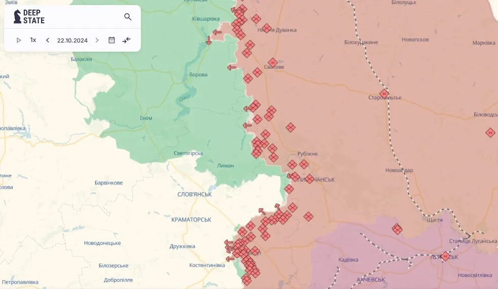 Ворог здійснює атаки майже на всіх напрямках сходу та півдня: у Генштабі назвали найгарячіші точки фронту