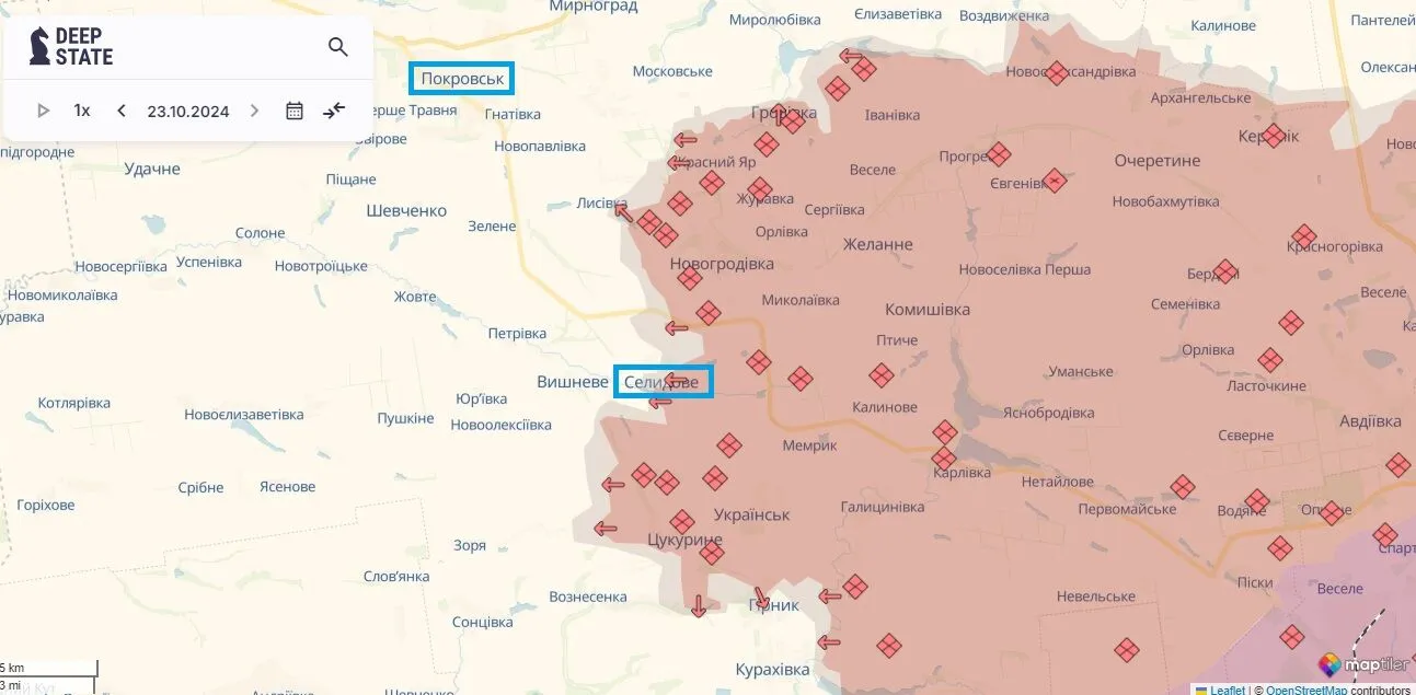 Армія РФ підійшла до річки Оскіл, ворог зайняв Селидове: майор Гетьман пояснив, чи є це великою проблемою для ЗСУ