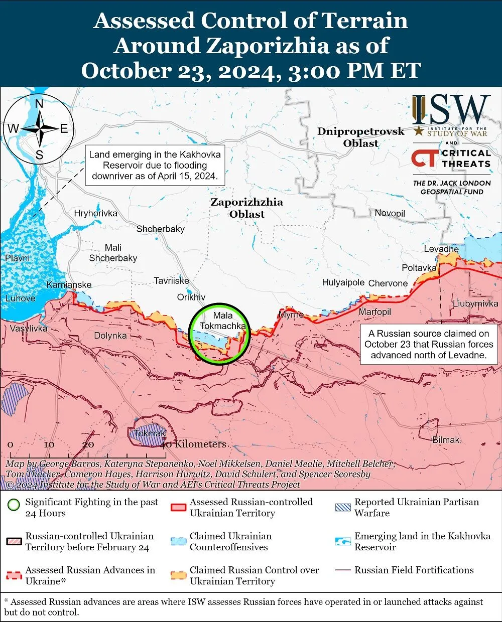 За сутки на фронте произошло 148 боевых столкновений, поражены два пункта управления врага – Генштаб