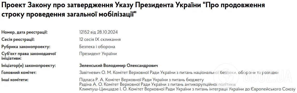 Зеленский подал в Раду законопроекты о продлении мобилизации и военного положения: названы сроки