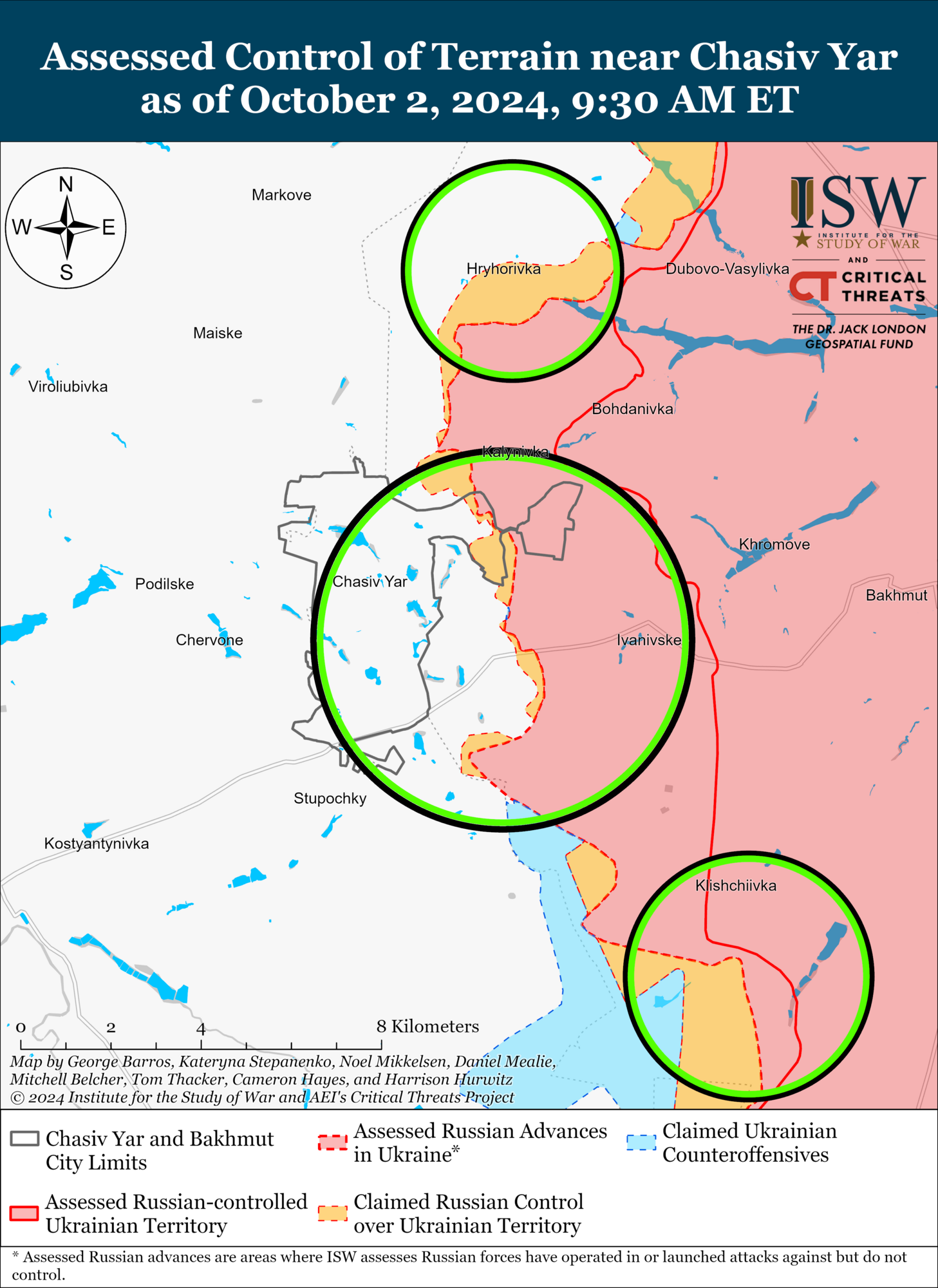 Окупанти продовжили наступ на Донеччині, у ворога є просування: в ISW оцінили ситуацію. Карта