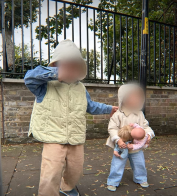 Children of the peoples representative in a London park