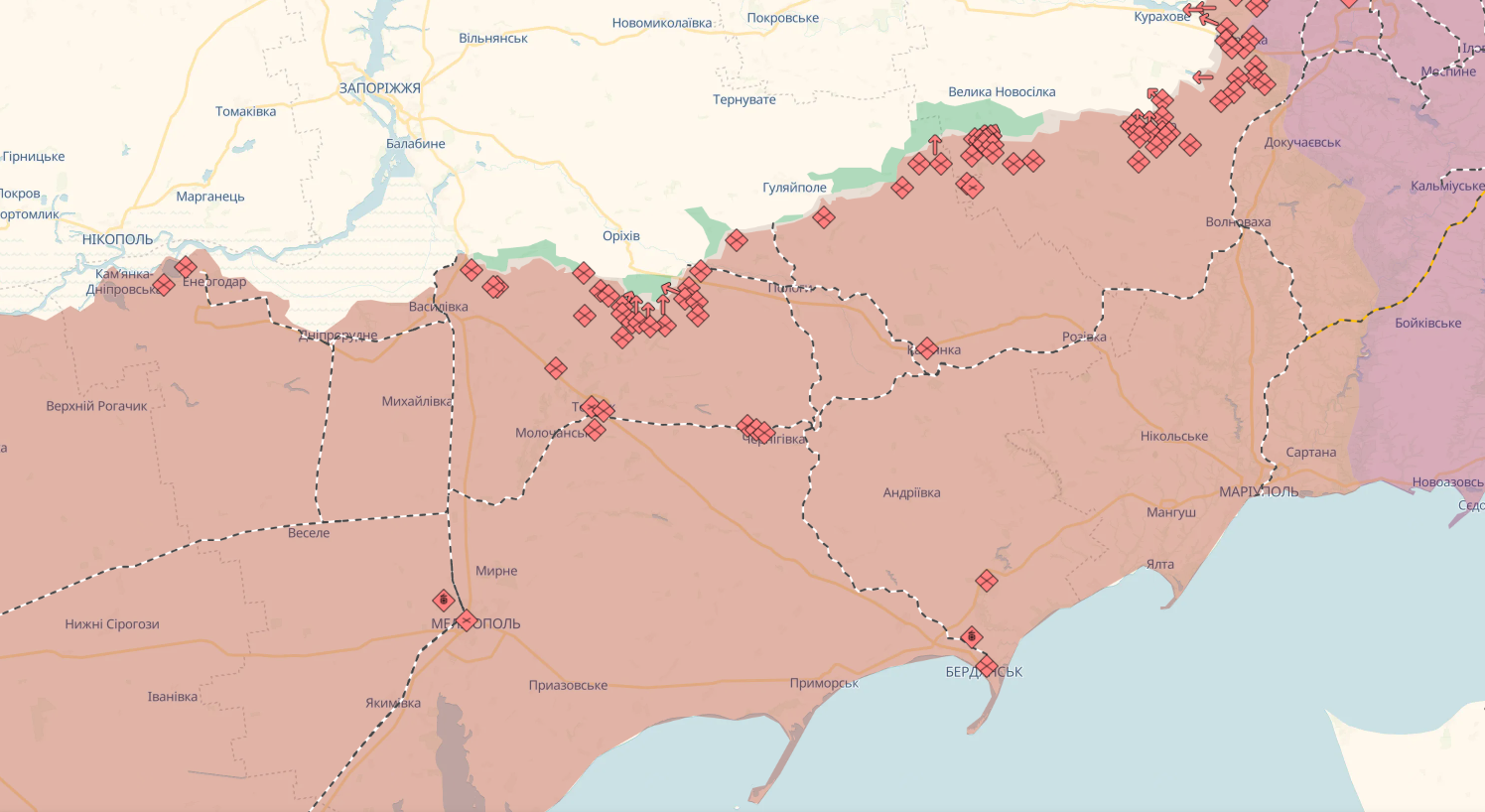 Ворог не припиняє спроб просуватися углиб території України: у Генштабі назвали найгарячіші напрямки