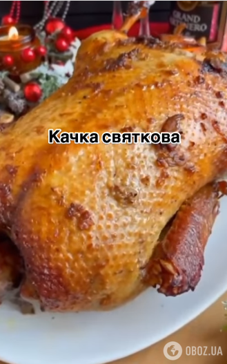 Самая вкусная новогодняя утка: мясо получается невероятно ароматным и сочным