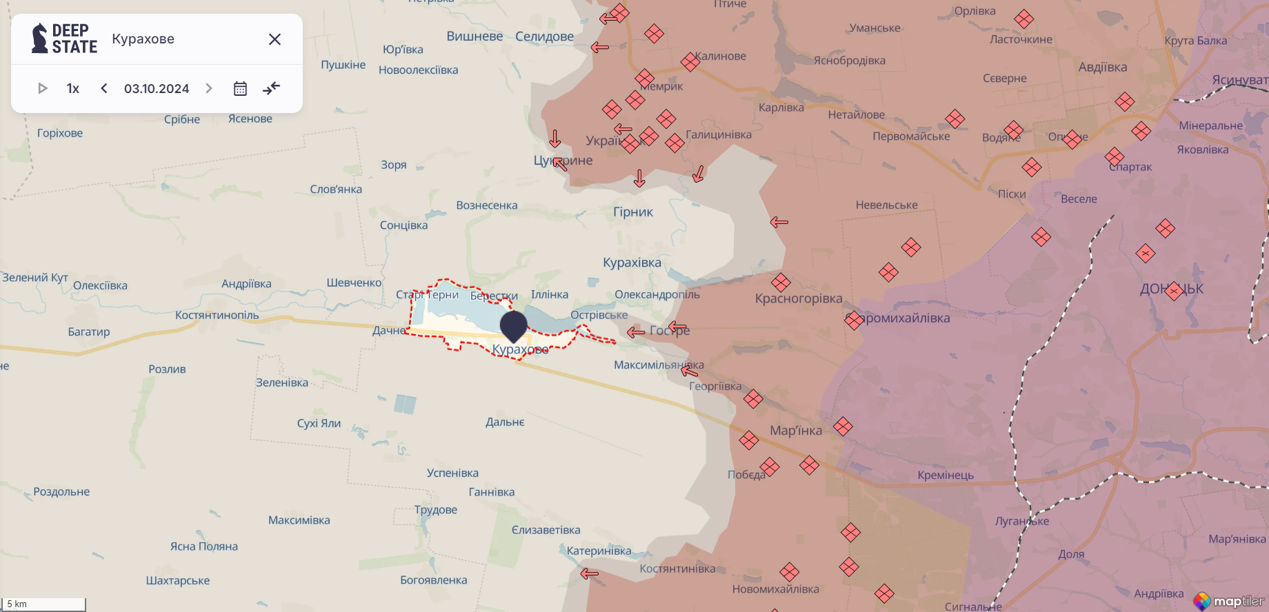 Окупанти кидають у штурми на Курахівському напрямку цілі колони бронетехніки: військовий розповів про ситуацію