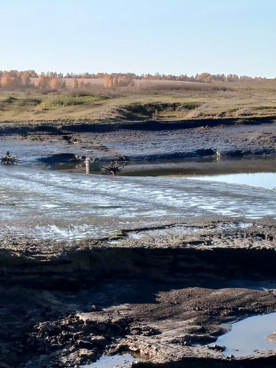 В России водой снесло дорогу и мост в Алтайском крае: фото и видео