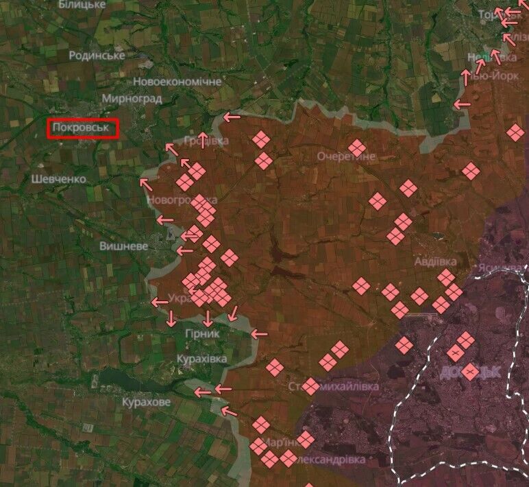 ЗСУ відбили десятки атак на Покровському та Куп'янському напрямках: у Генштабі розповіли про ситуацію. Карта