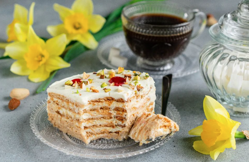 Смачний торт із печива
