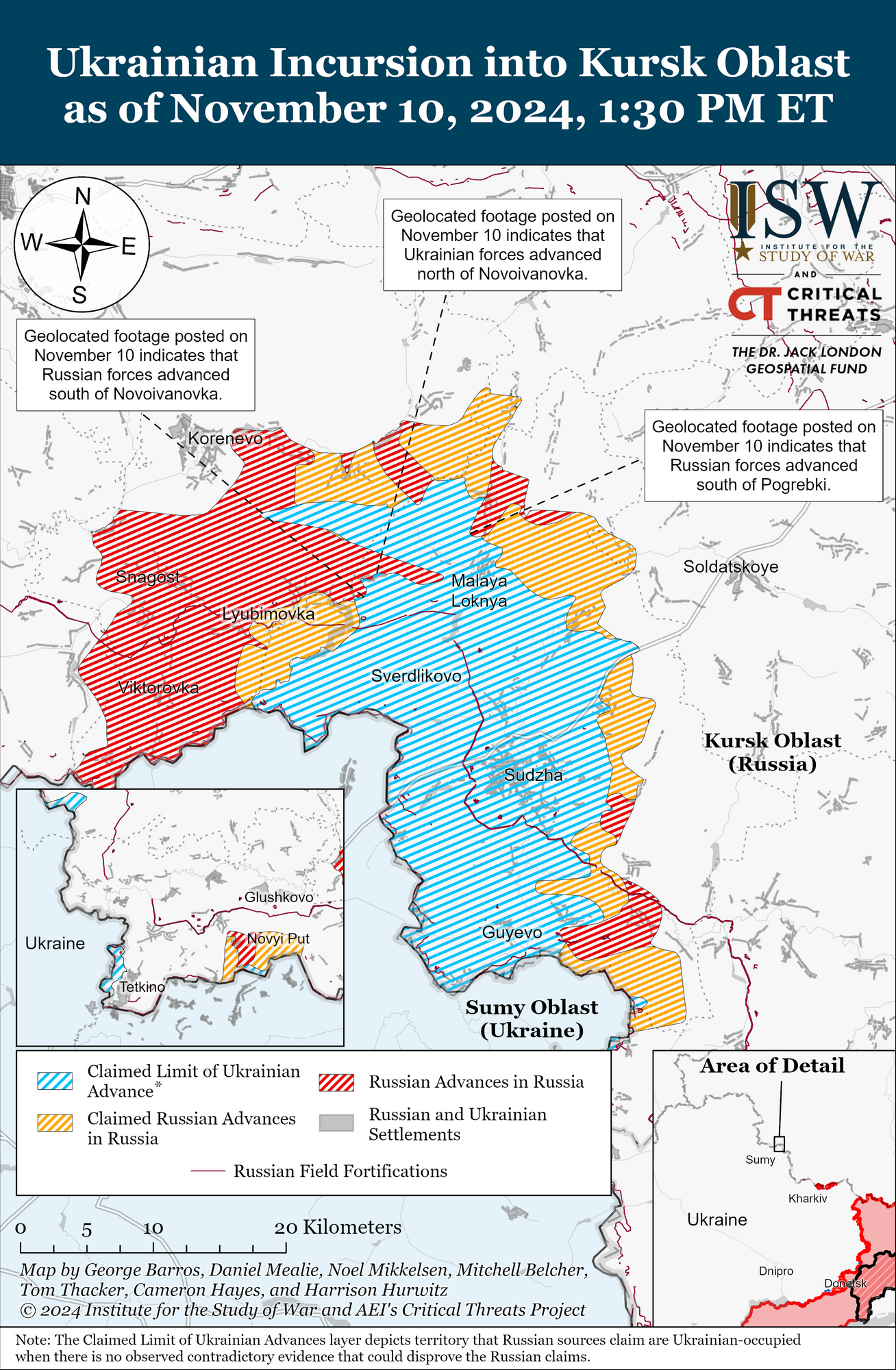Російські війська посилили наступ на Курщині, активно задіявши бронетехніку: в ISW оцінили ситуацію. Карта