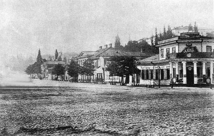 Какой была Европейская площадь в Киеве более 160 лет назад: фото, которое вас поразит