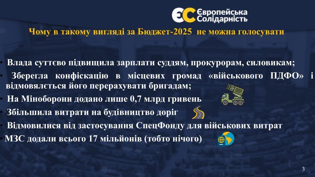 Це бюджет капітуляції: Порошенко пояснив, чому не можна голосувати за проєкт Держбюджету-2025 