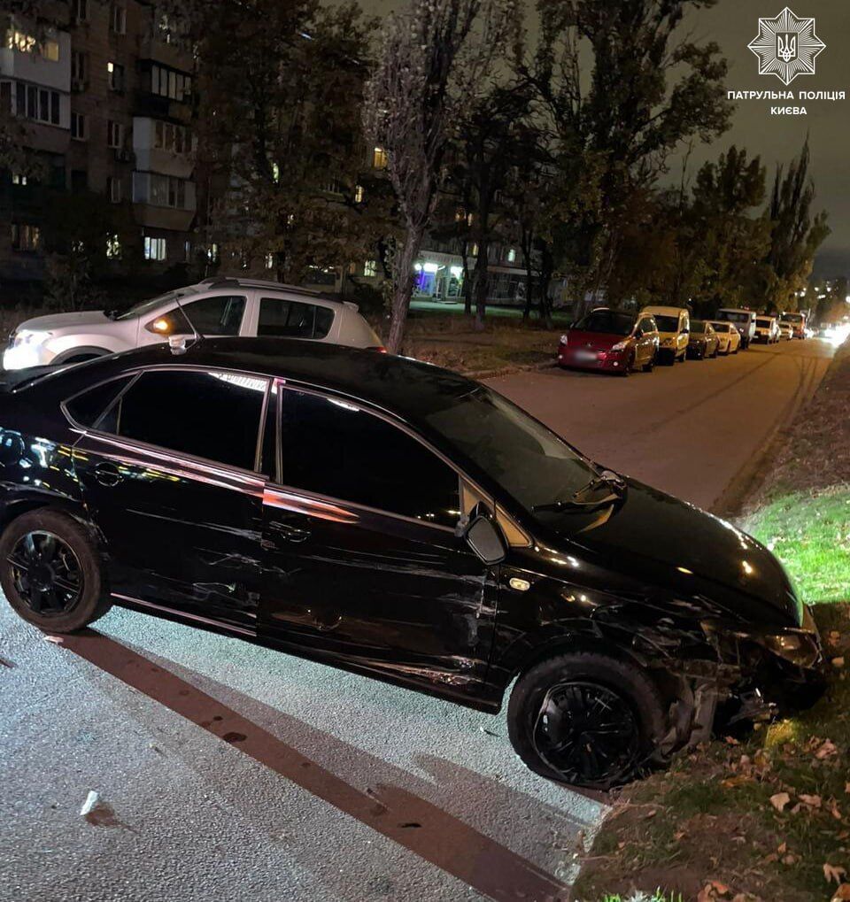 У Києві п’яний водій протаранив шість легковиків та намагався втекти. Подробиці ДТП та фото