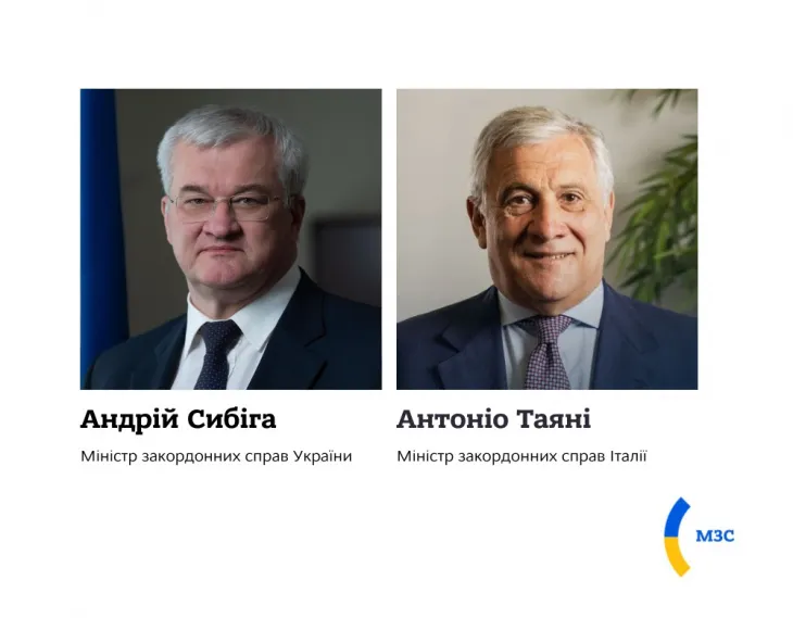 Глава МЗС Італії напередодні саміту G7 запевнив Сибігу в повній підтримці України: деталі розмови