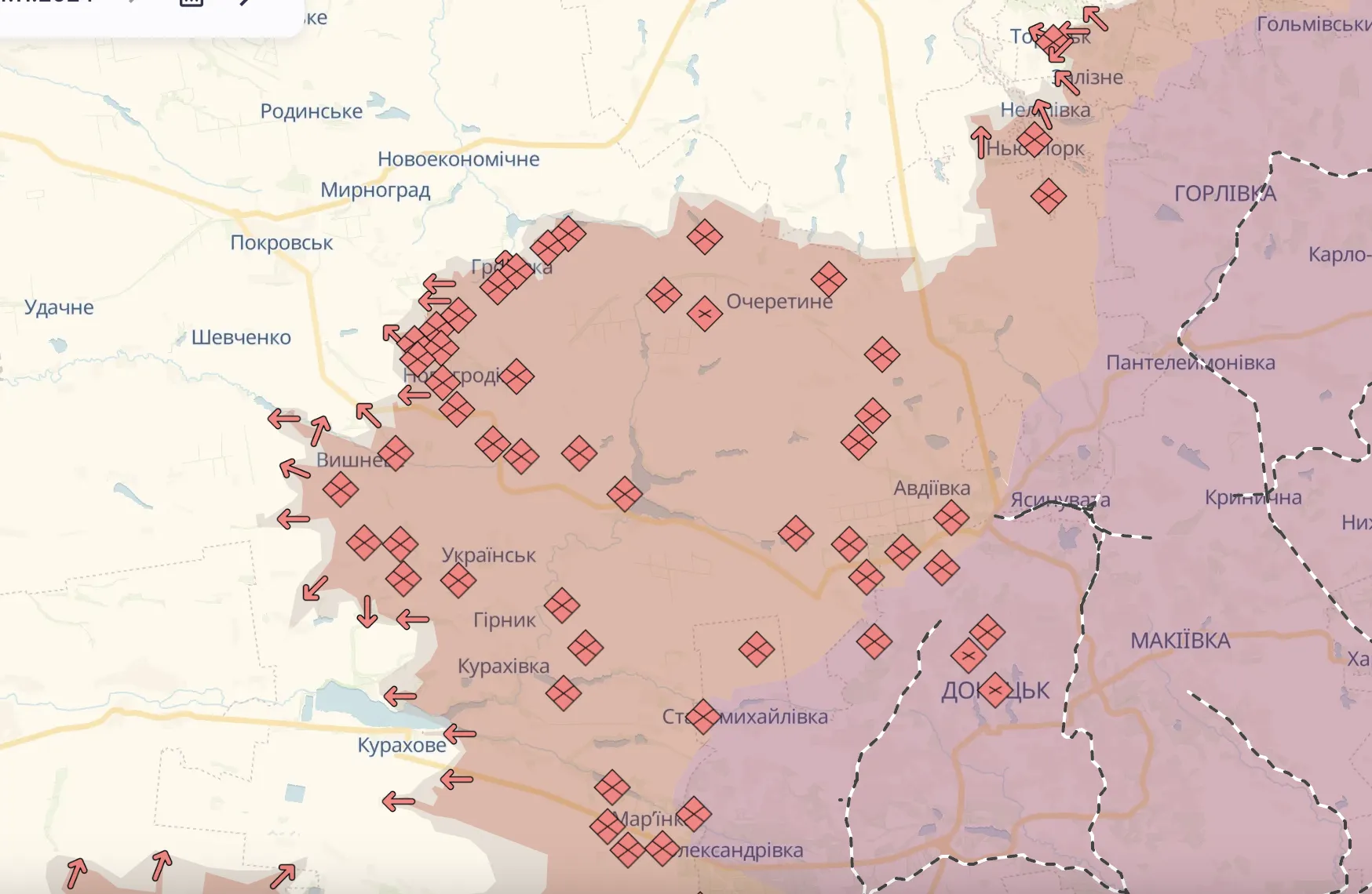 На Курщині ЗСУ відбили понад 20 ворожих атак: у Генштабі доповіли про ситуацію на фронті