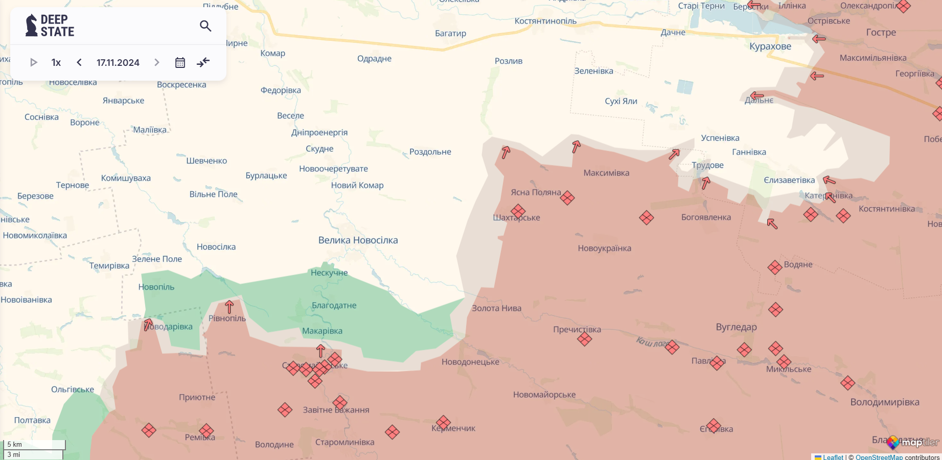 ВСУ остановили десятки вражеских атак на Покровском и Кураховском направлениях: в Генштабе рассказали о ситуации