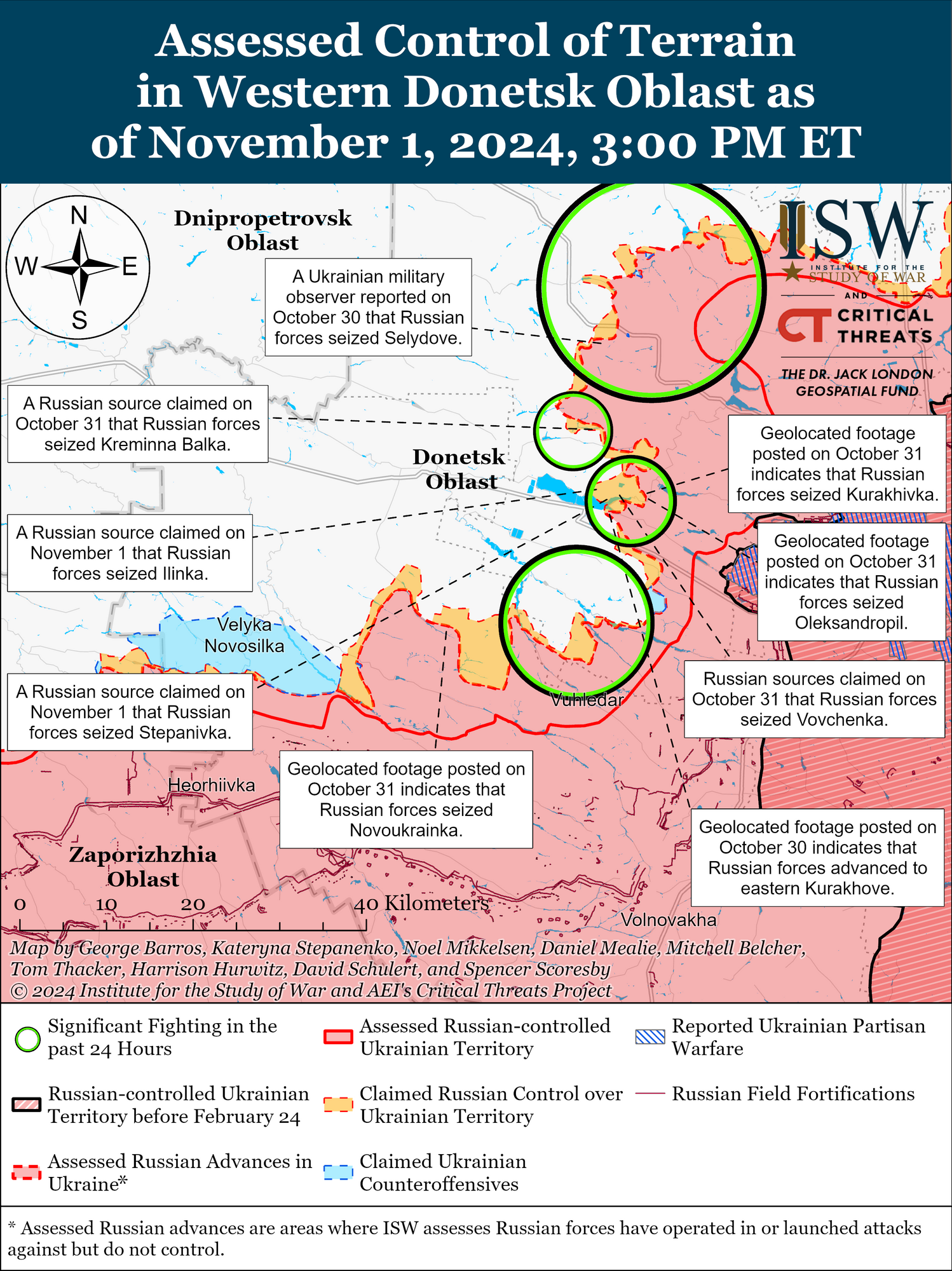 Российские войска продвинулись в направлении Купянска, но были остановлены возле Покровска: в ISW проанализировали текущую ситуацию на фронте. Карта