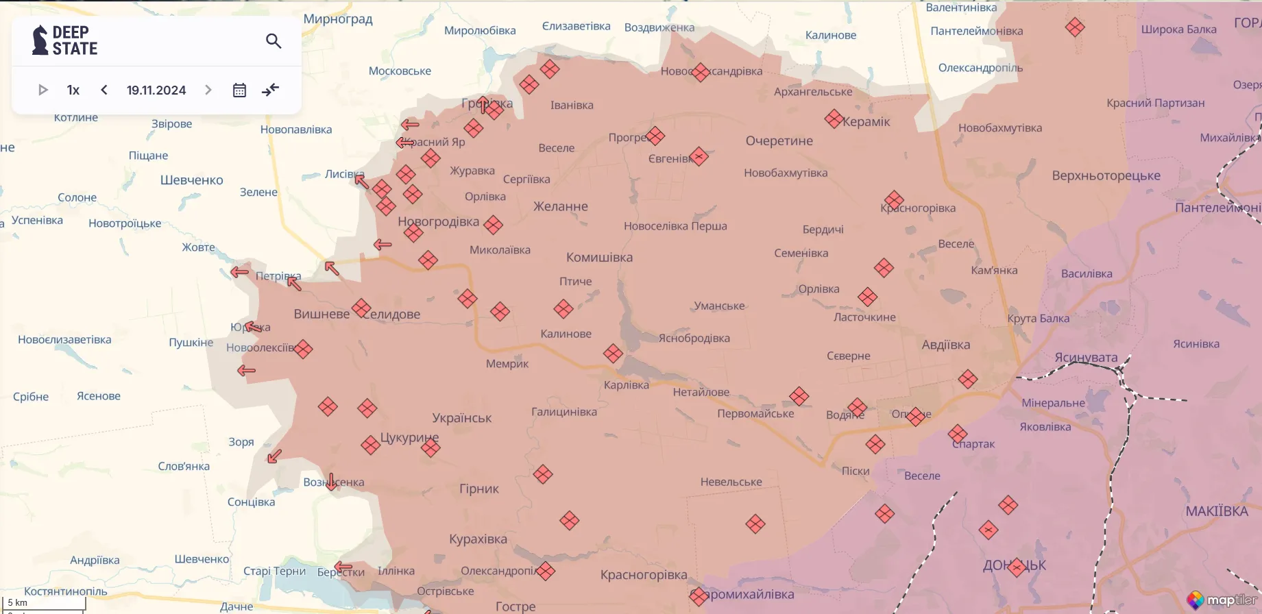 Сили оборони уразили два пункти управління і склад БК окупантів: у Генштабі розповіли про ситуацію на фронті. Карта