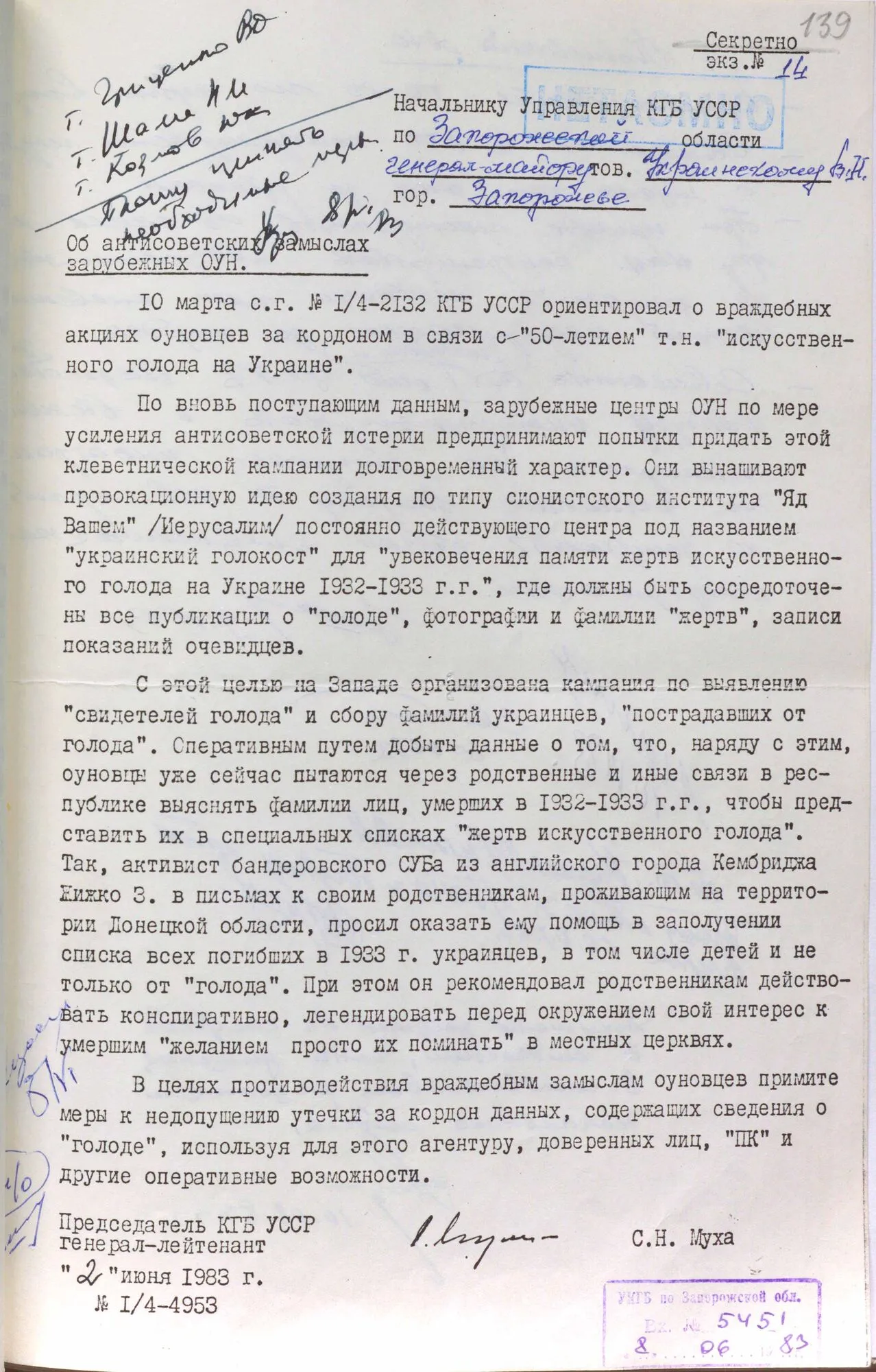 КДБ намагався приховати від світу інформацію про голодомор в Україні: Служба зовнішньої розвідки відкрила архіви. Фото