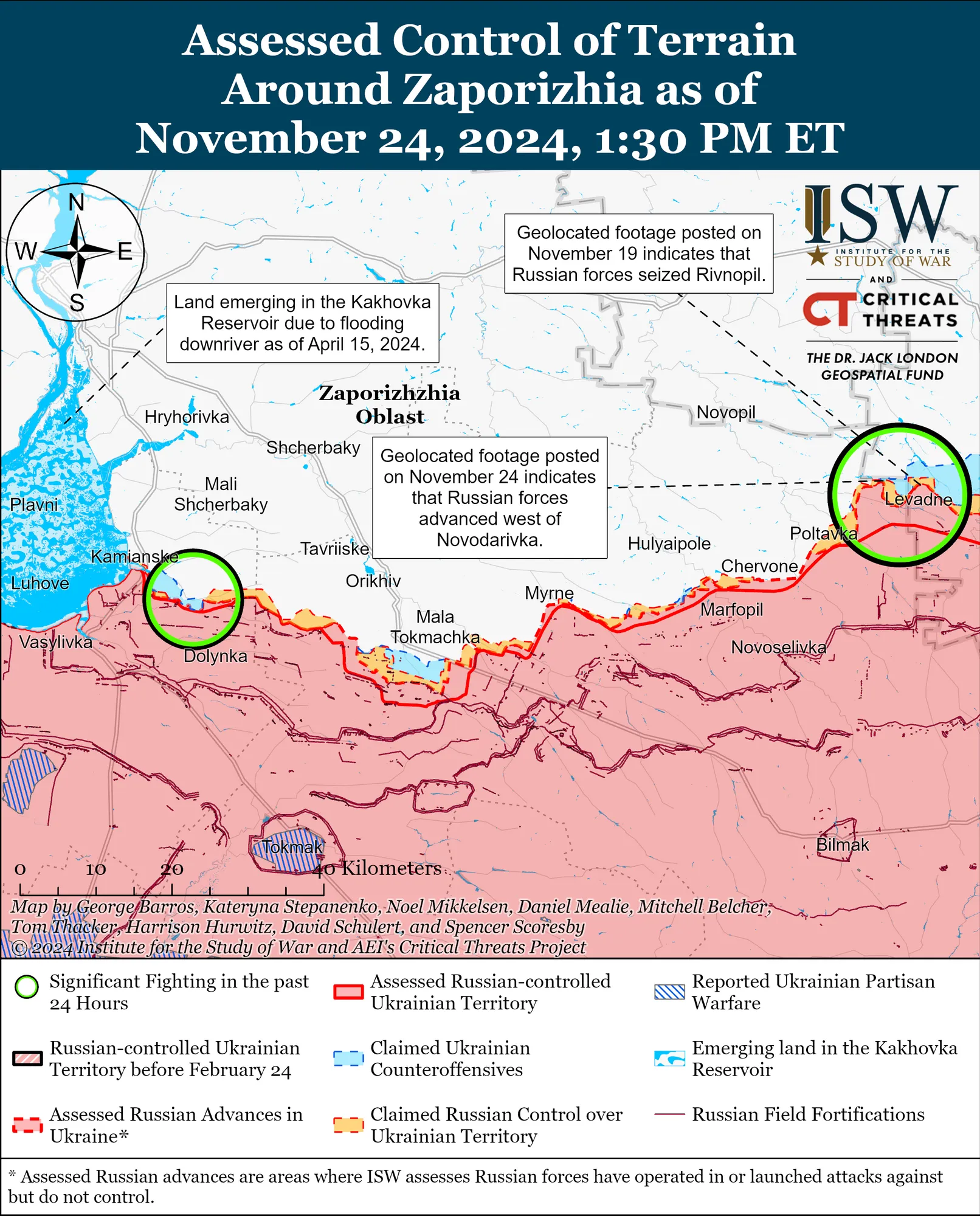 Війна в Україні не зайшла у глухий кут: в ISW проаналізували поточну ситуацію на фронті. Карта