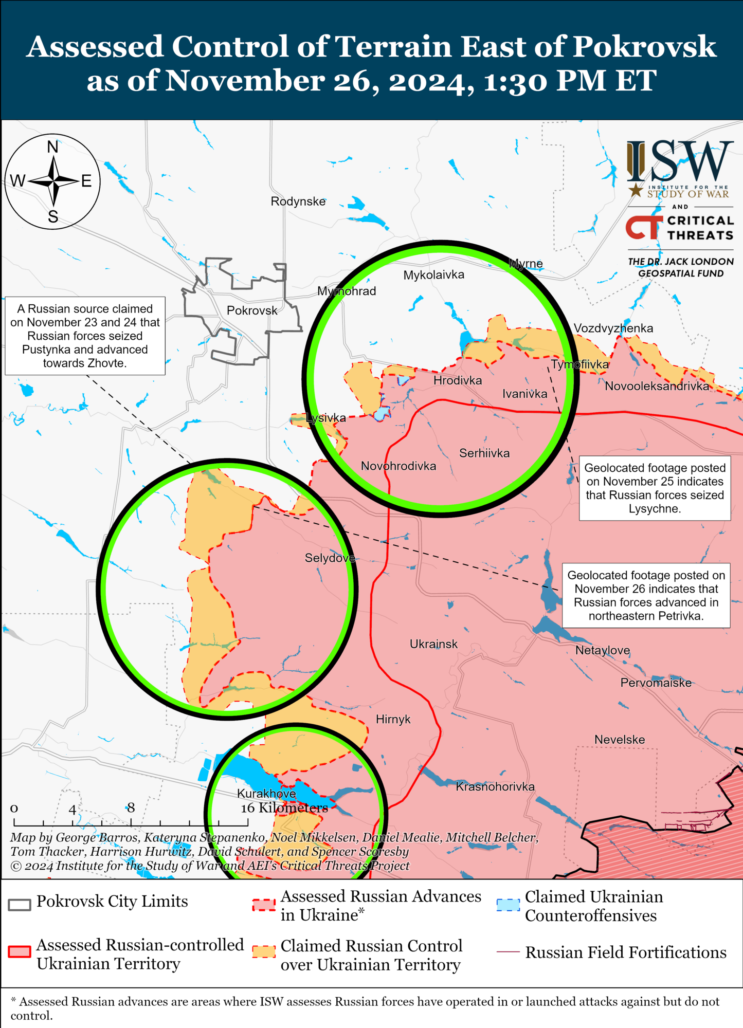 Поступове просування: в ISW підрахували, скільки часу знадобиться Росії, щоб захопити всю Донецьку область за нинішнього темпу наступу