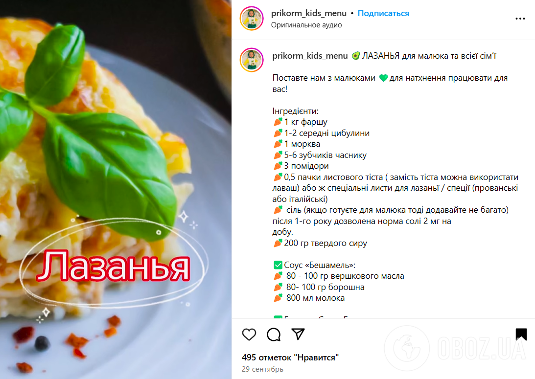 Что быстро и вкусно приготовить ребенку на обед: вариант сытной лазаньи