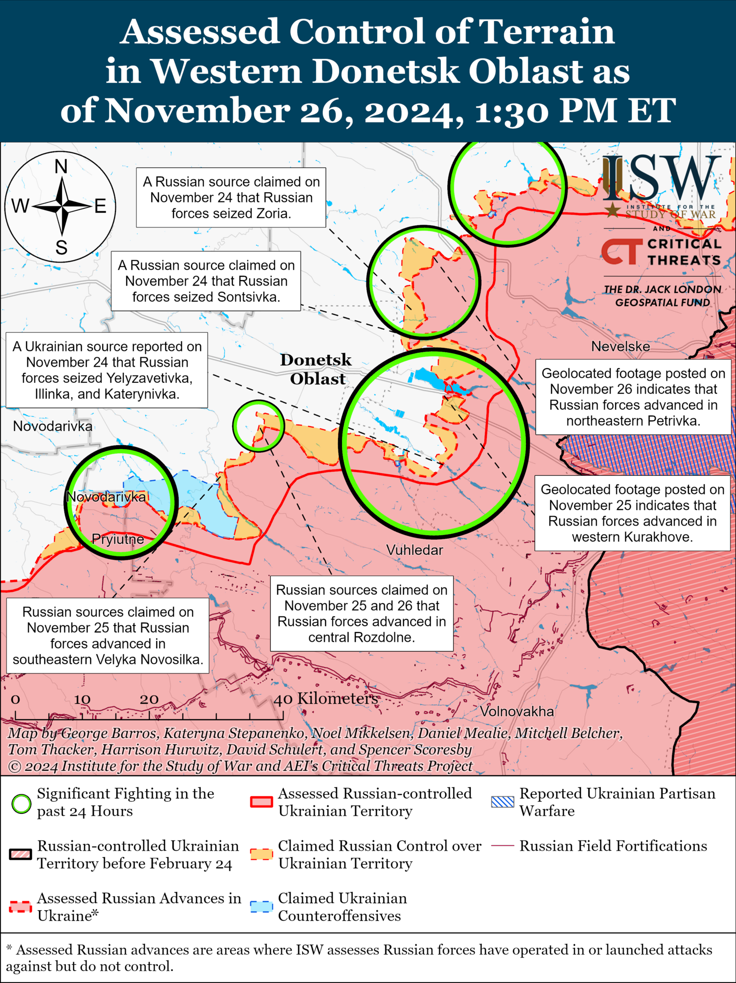 Форсування росіянами річки Оскіл не підтвердилось: в ISW проаналізували поточну ситуацію на фронті. Карта