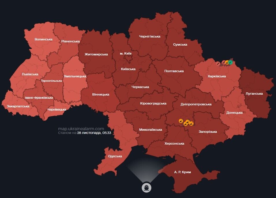 Вся Україна під масованою ракетною атакою ворога: Росія вдарила по об'єктах енергетики ракетами "Калібр" і Х-101