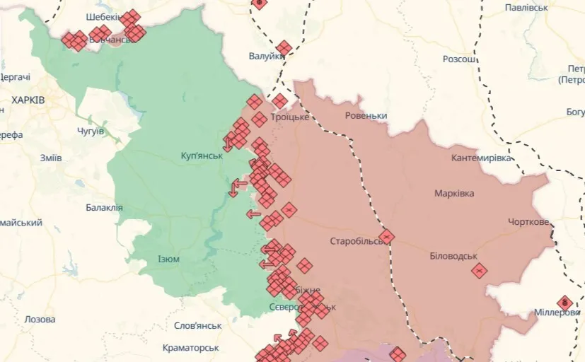 За сутки на фронте произошло 230 боевых столкновений: в Генштабе назвали самые горячие направления. Карта