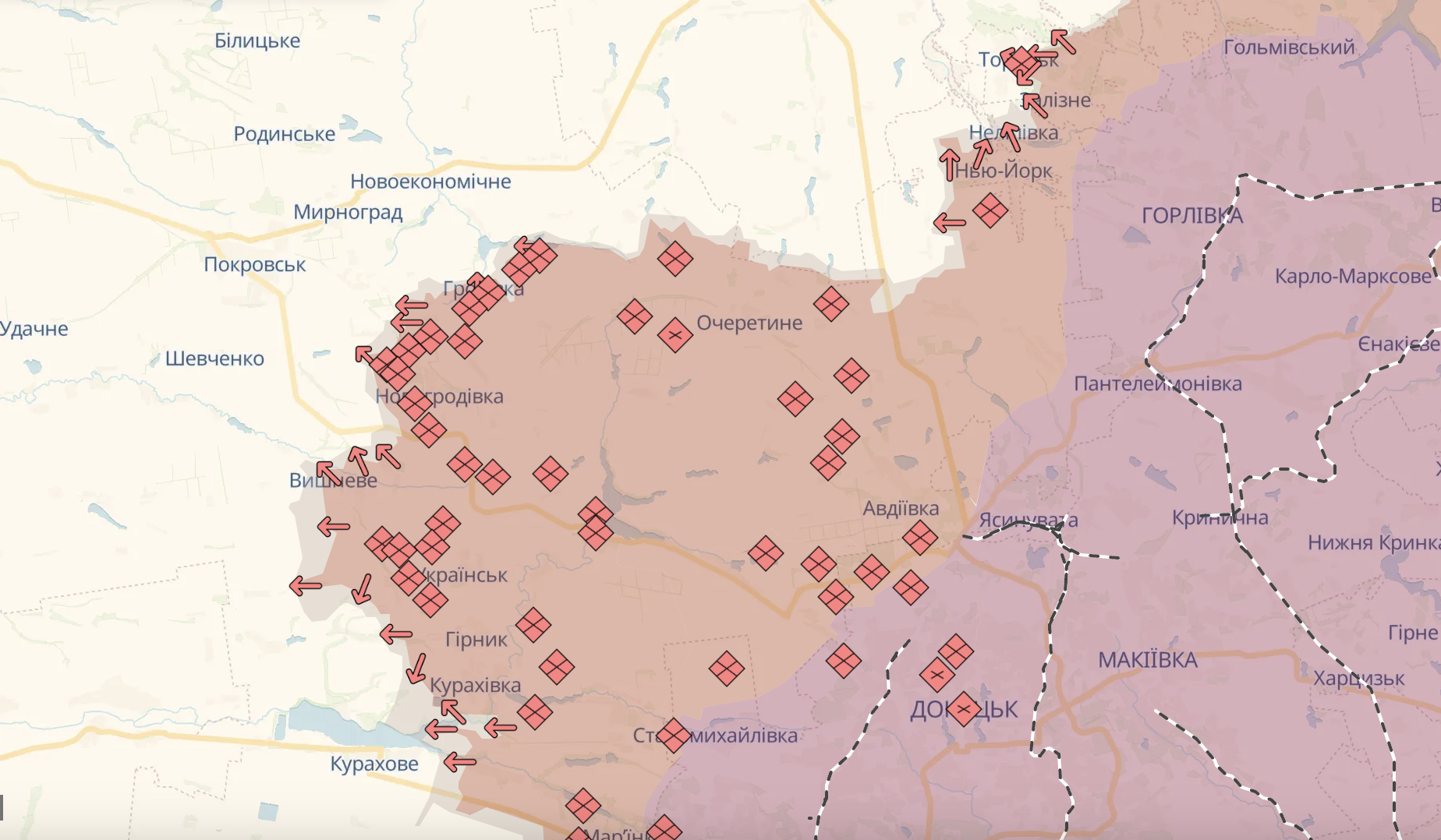 Загарбники зберігають активність, намагаючись йти вперед: на фронті відбулося 226 бойових зіткнень – Генштаб