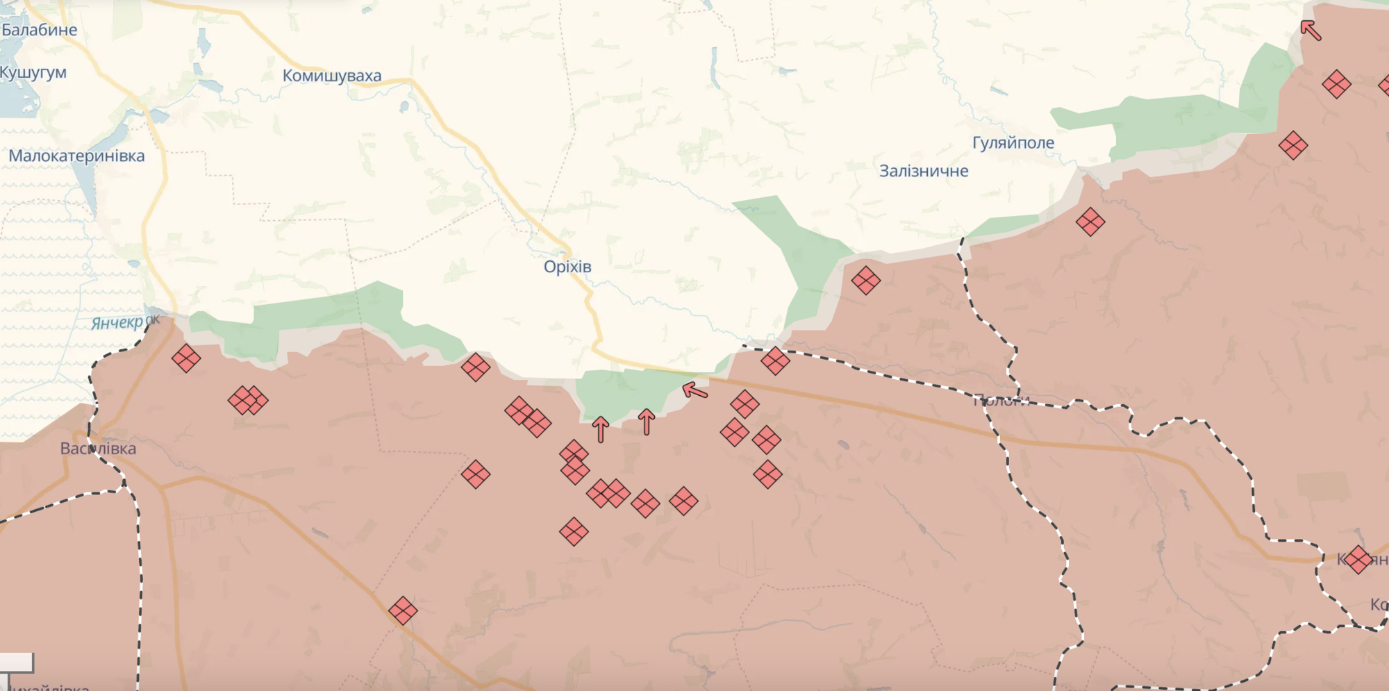 Загарбники зберігають активність, намагаючись йти вперед: на фронті відбулося 226 бойових зіткнень – Генштаб