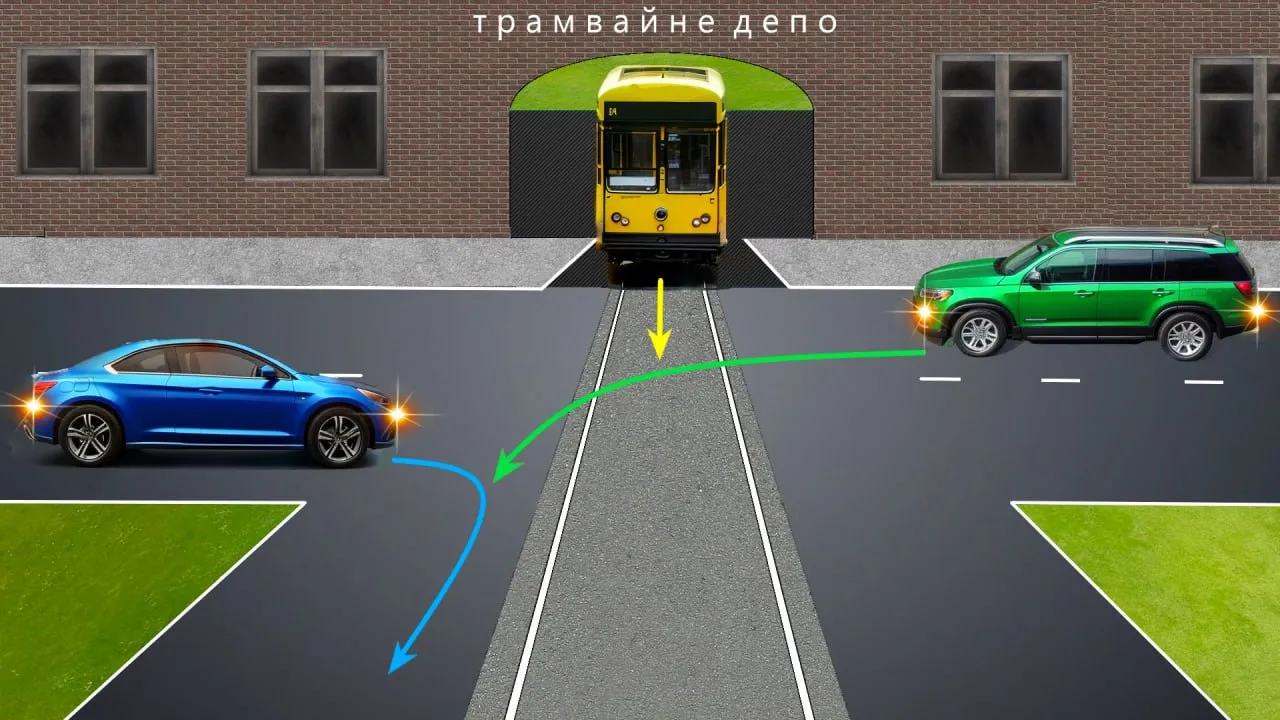 Хто проїде останнім? Заплутане завдання із ПДР