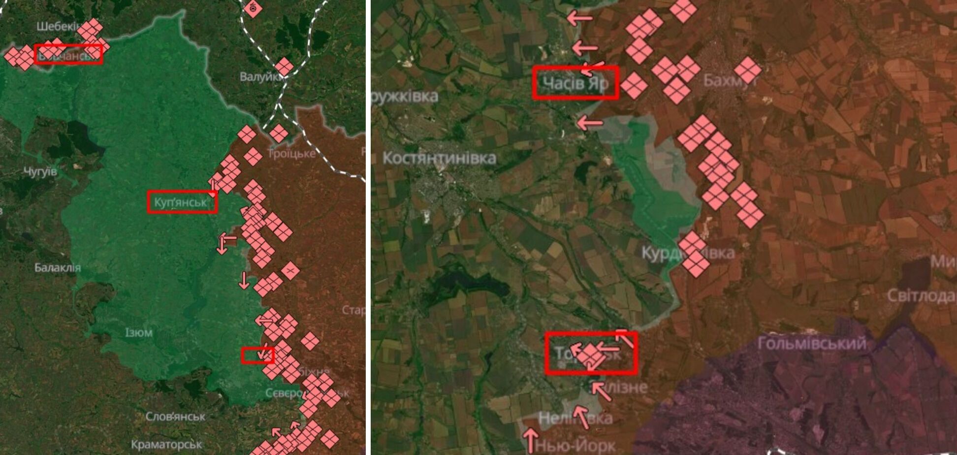 Ворог найактивніший на Покровському та Курахівському напрямках: у Генштабі розповіли про ситуацію на фронті. Карта