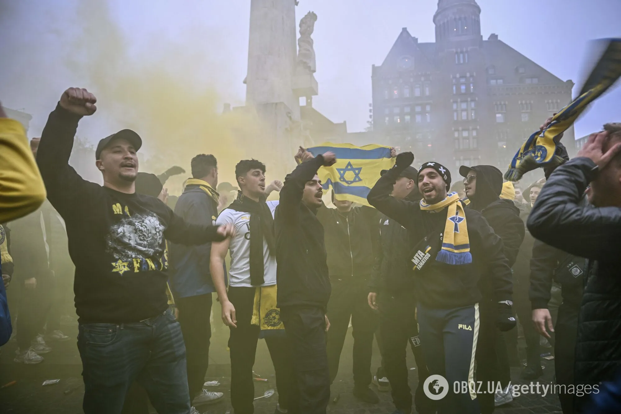 На ізраїльських уболівальників напали з ножами на вулицях Амстердама, деяких вдалося викрасти