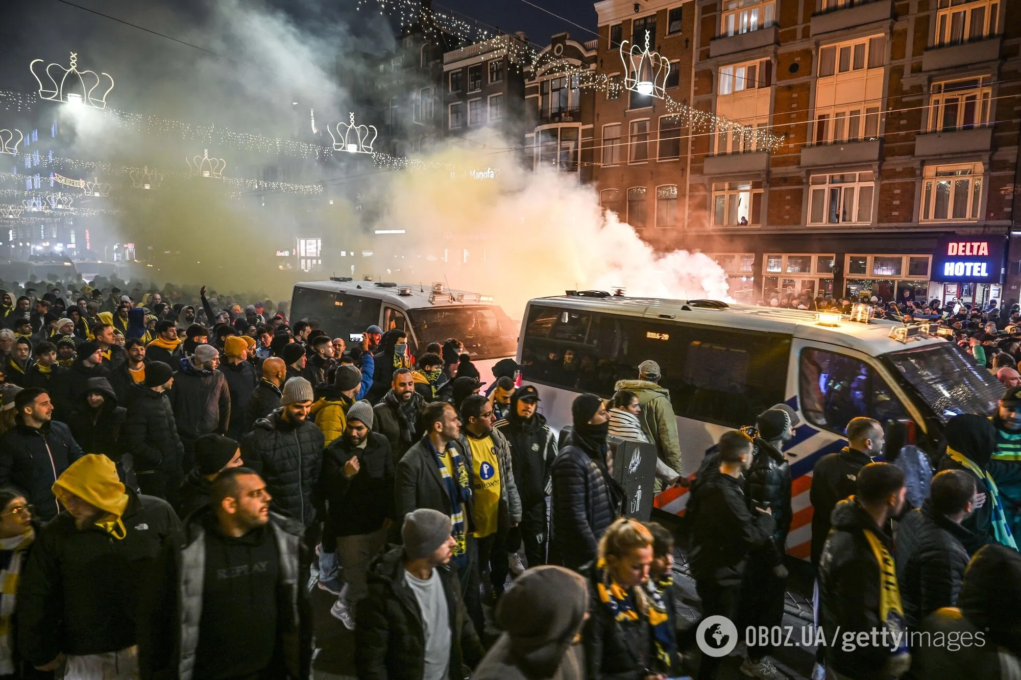 На ізраїльських уболівальників напали з ножами на вулицях Амстердама, деяких вдалося викрасти