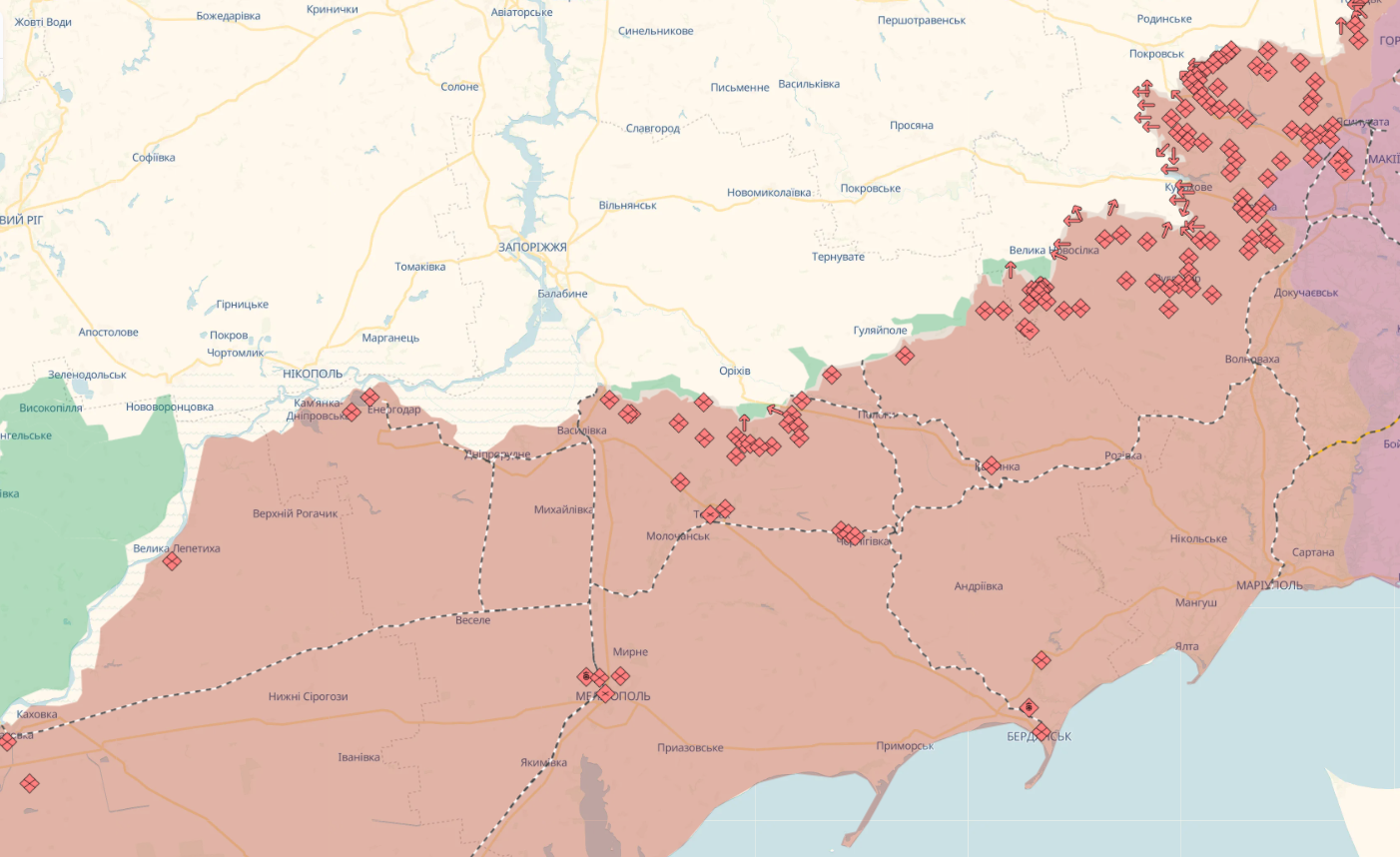 Фортификации возле Запорожья практически достроены – ОВА