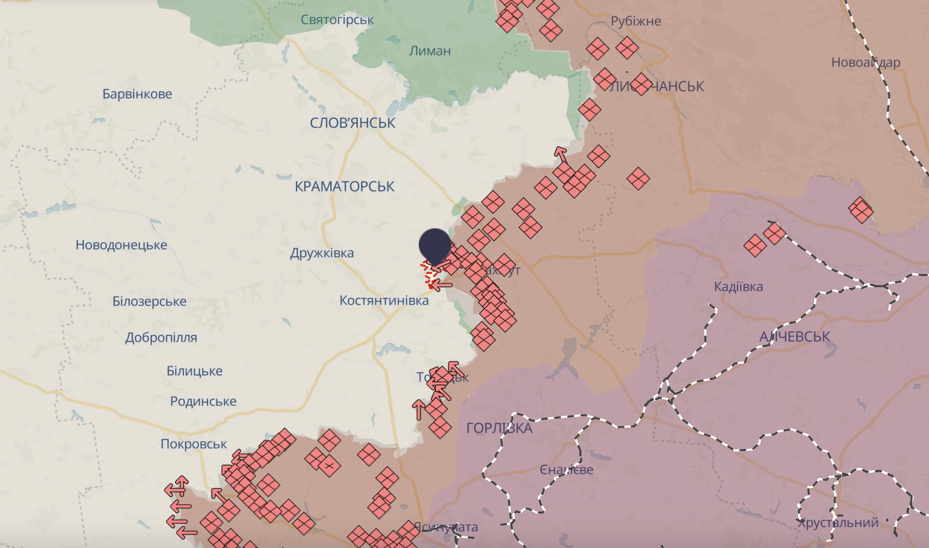 Ворог посилив атаки біля Часового Яру: деталі боїв