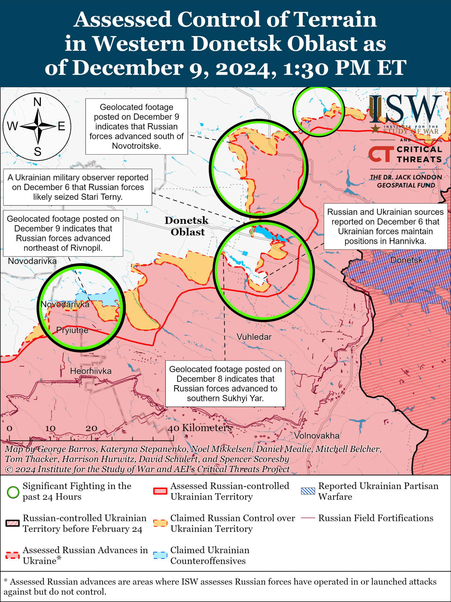 Российские войска продвинулись в районах Покровска и Великой Новоселки: в ISW оценили ситуацию. Карта