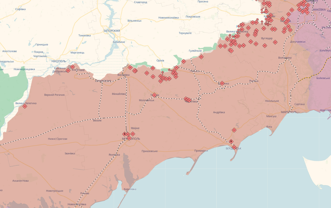 На Запорізькому напрямку ворог кинув на штурми незвичний транспорт, який став попелом. Відео