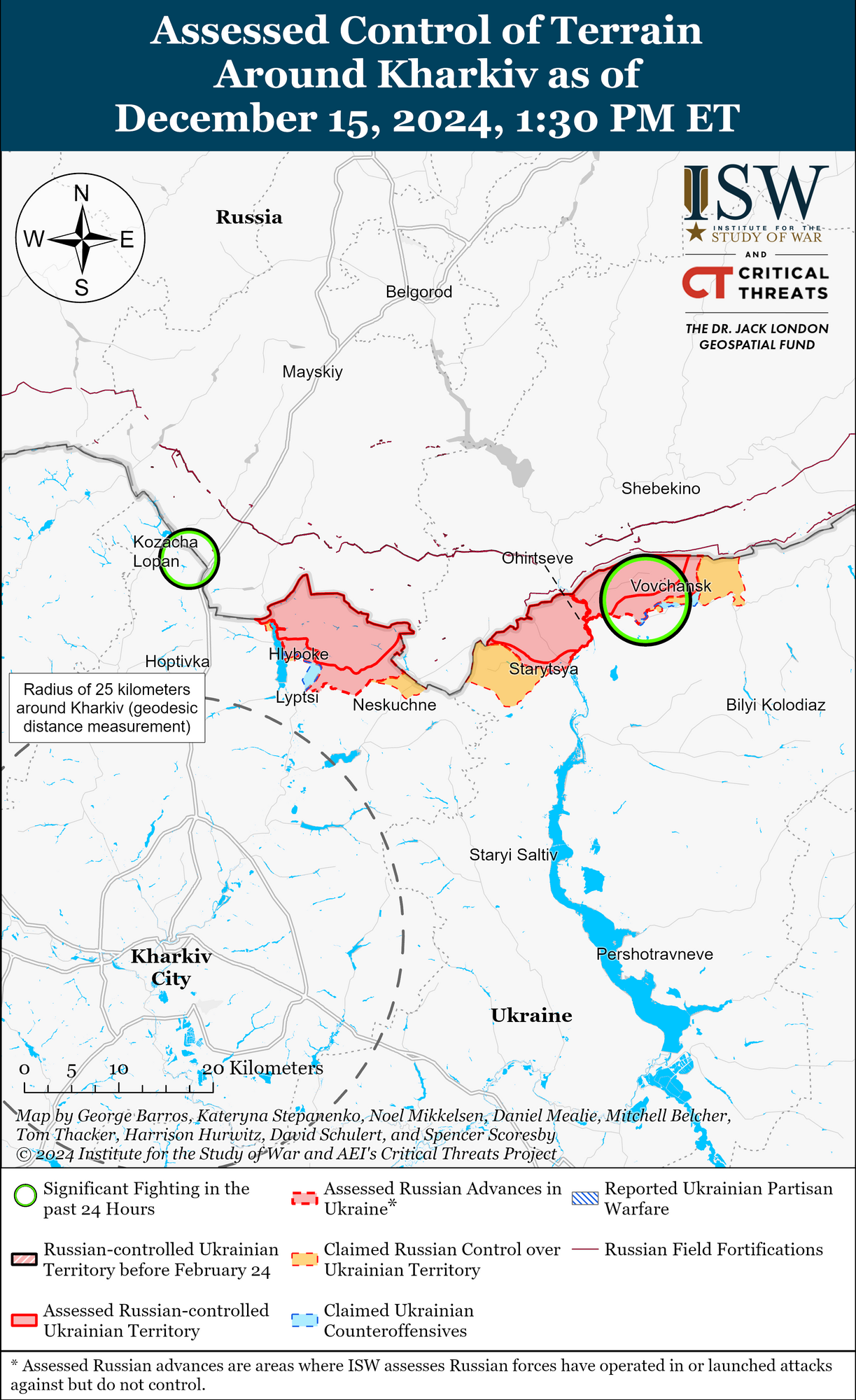 Російські війська просунулися в районах Сіверська, Торецька, Покровська та Вугледара: в ISW оцінили ситуацію. Карта 