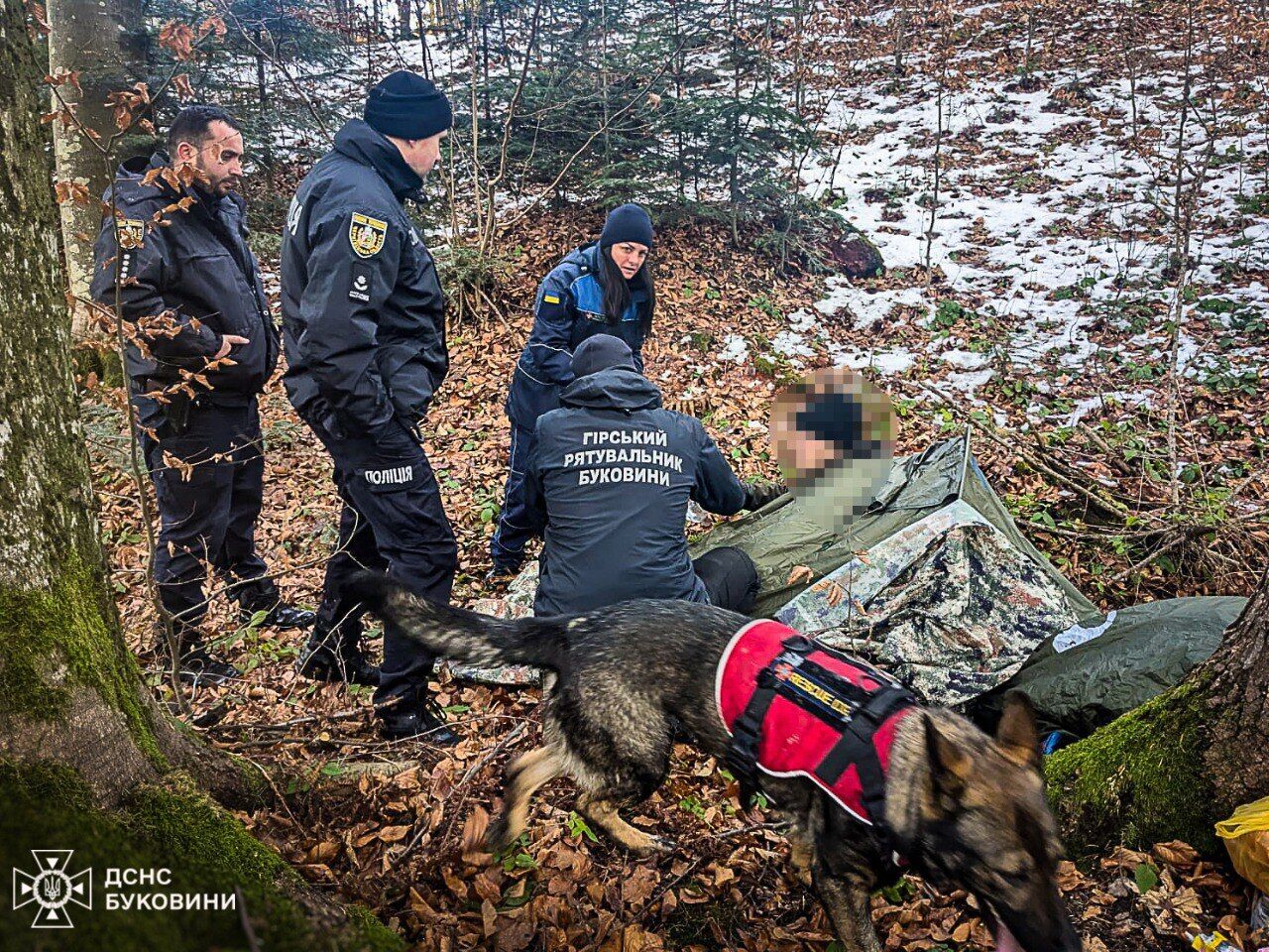 Втратив орієнтир: на Буковині рятувальники знайшли чоловіка, який майже три дні блукав у лісі. Фото 