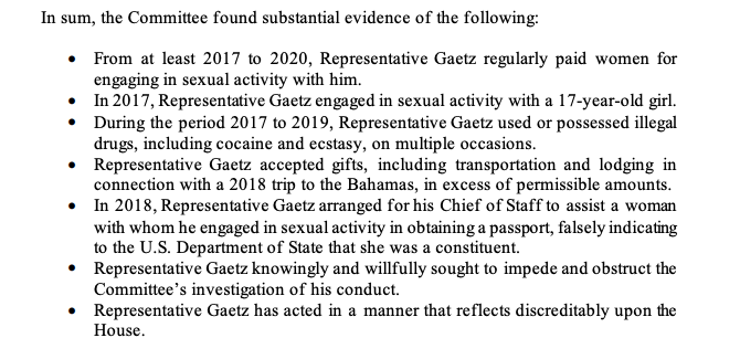 Платил за секс с несовершеннолетней и употреблял наркотики: в Конгрессе США обнародовали скандальный отчет о расследовании дела экс-конгрессмена Гейца
