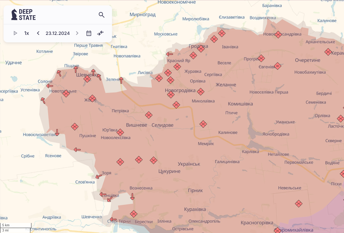 Окупанти активізувались по усій лінії фронту: у Генштабі назвали найгарячіші напрямки