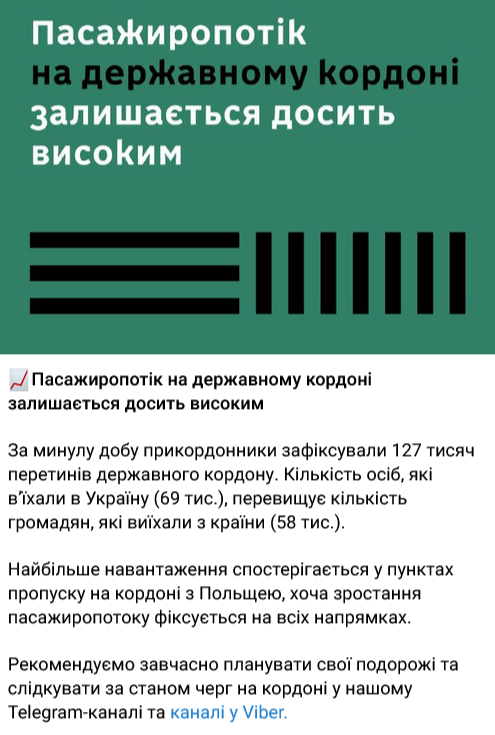 Количество украинцев, въехавших в страну, ощутимо превысило количество тех, кто выехал