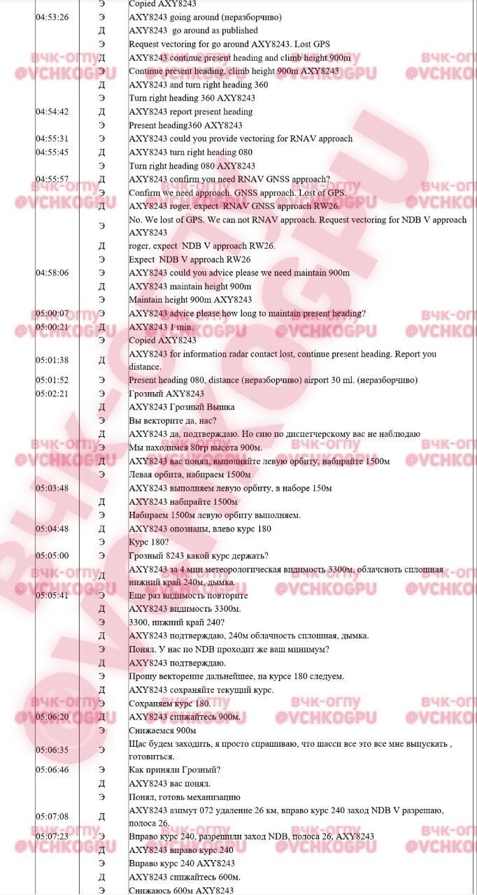 "Был густой туман": в Росавиации прокомментировали крушение самолета Azerbaijan Airlines и вспомнили о плане "Ковер"