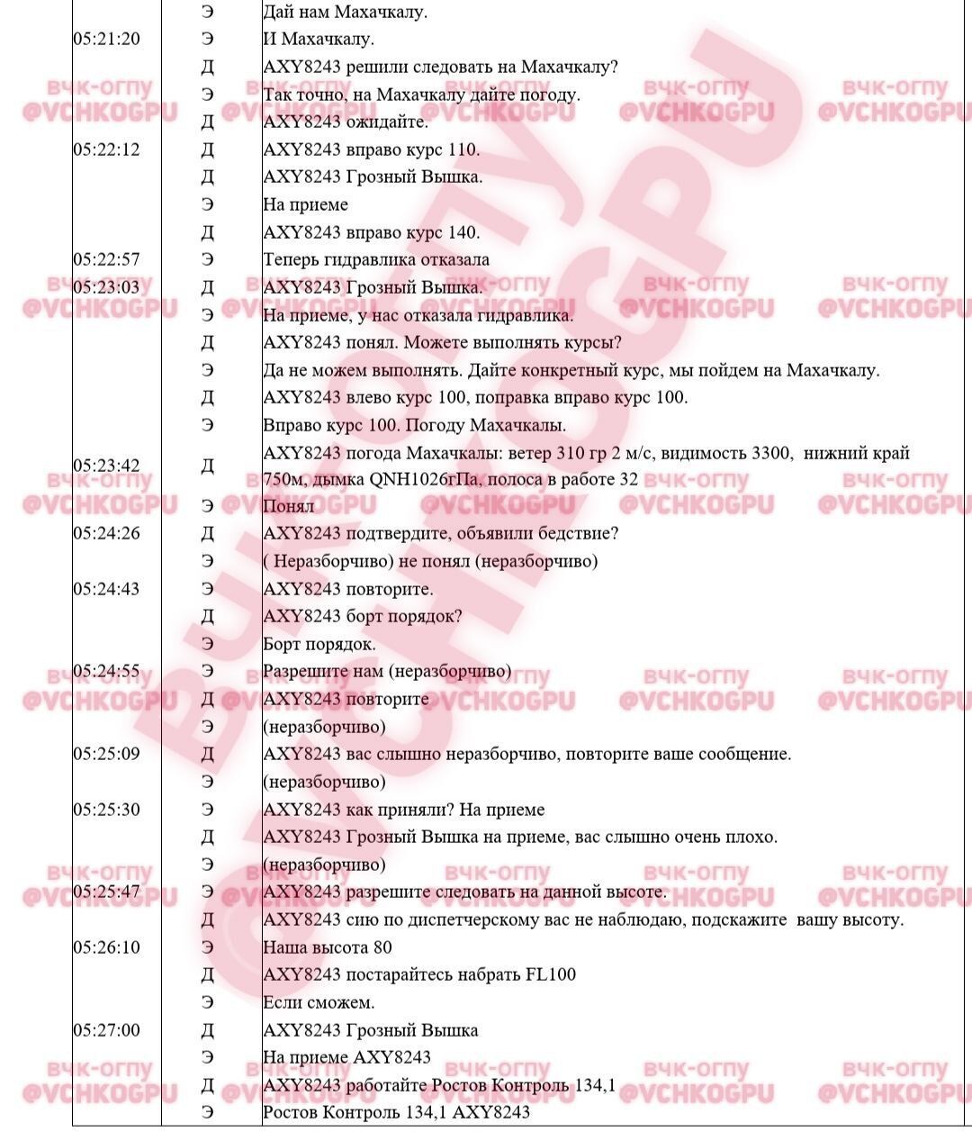 "Был густой туман": в Росавиации прокомментировали крушение самолета Azerbaijan Airlines и вспомнили о плане "Ковер"